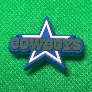 🌼 (5/$10 or 10/$15) NEW “NFL” Fun Croc Shoe Charm Collection Dallas Cowboys